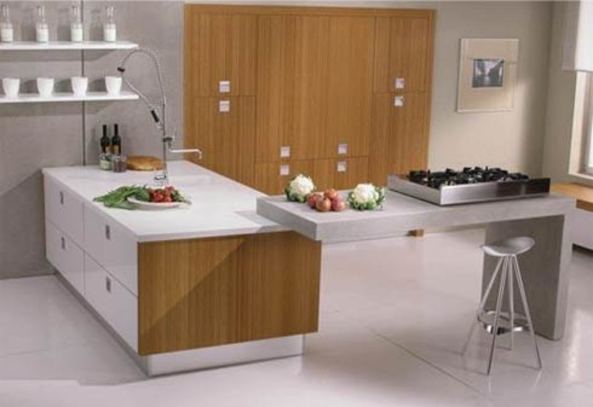 Kitchen Cabinets Design Ideas on Contemporary Design Natural Bamboo Kitchen Decorating Ideas1 Jpg