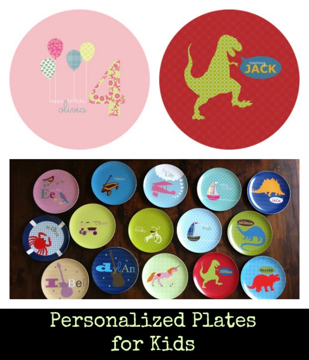 Dylbug cute personalized plates for kids momtrendsmomtrends