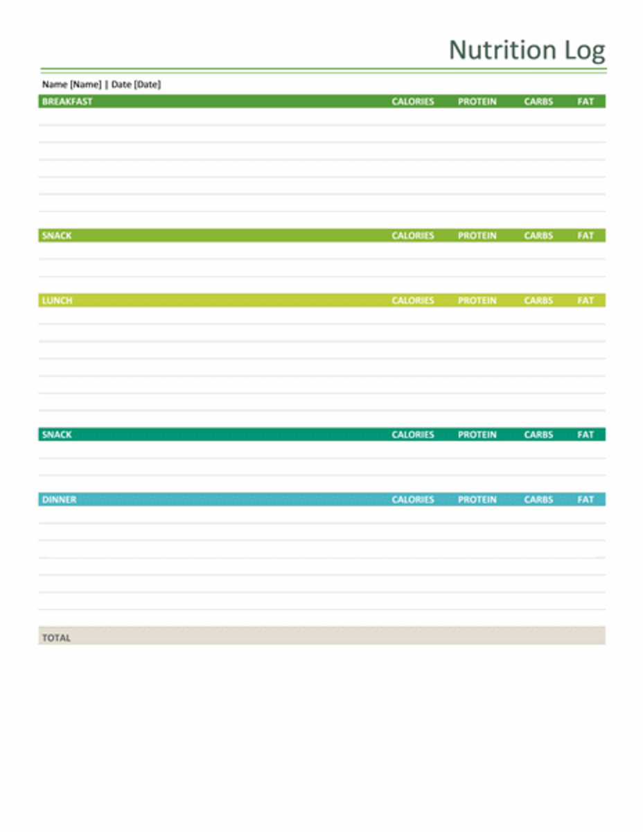 free meal planner template