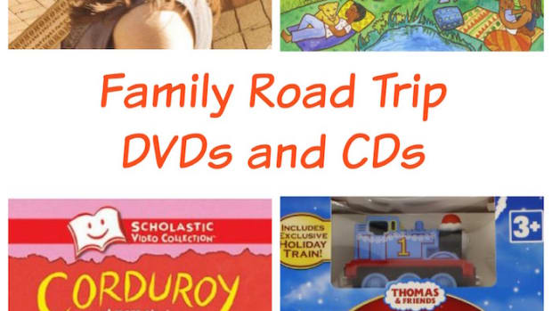road trip DVDs and CDs