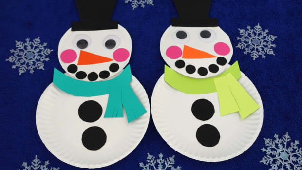 How to Make an Easy Paper Plate Snowman
