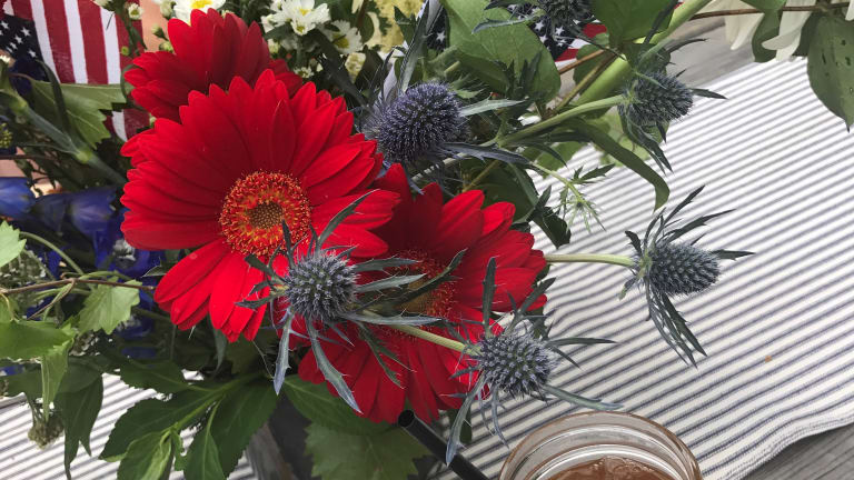 Red, White and Blue Bouquets