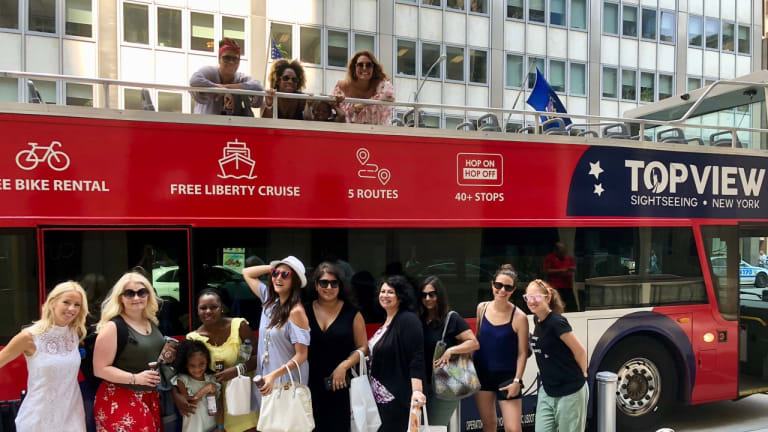 Touring NYC in the #TrendsBus