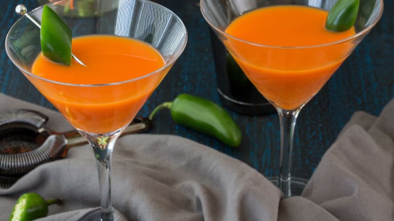 Spicy Carrot Martini