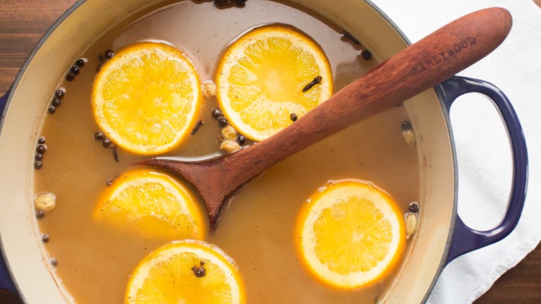 A Mulled Cider Mocktail-Cocktail