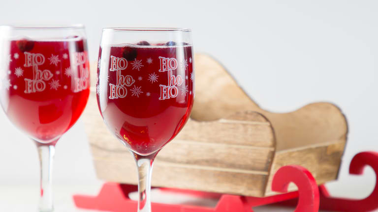Cranberry Sangria Spritzer