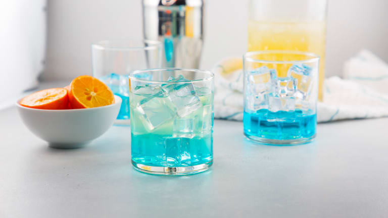 Winter Blues Cocktail