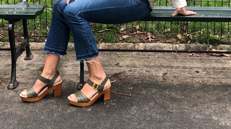 earth platform sandals