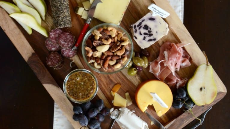 Perfect Fall Cheese Board