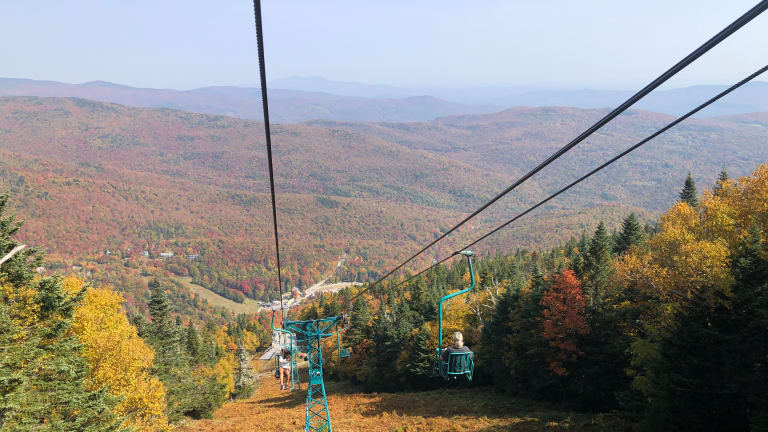 Soaking Up Autumn Scenic Lift Rides Mad River Glen