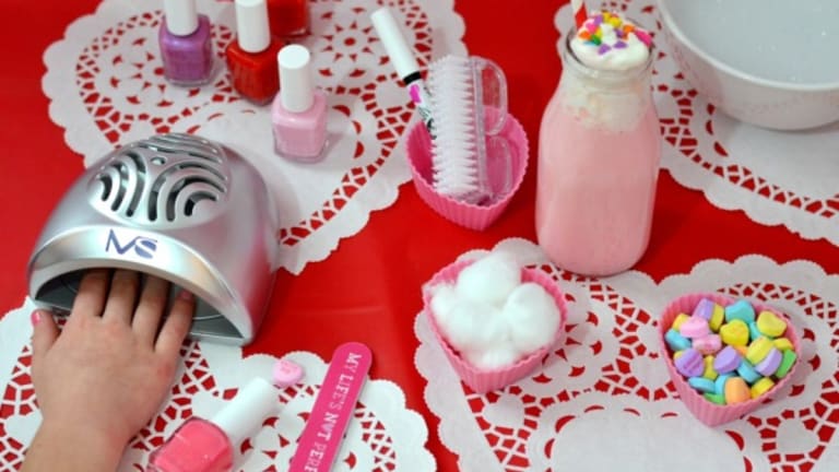 Valentine's Day Spa Party for Kids
