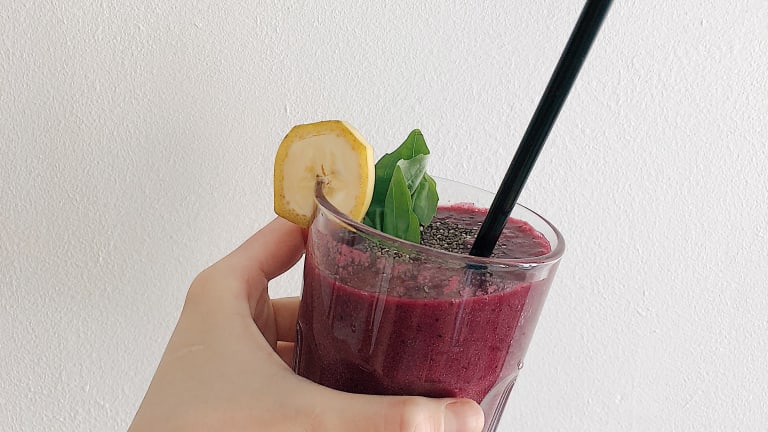 Brain-Boosting Purple Smoothie Recipe