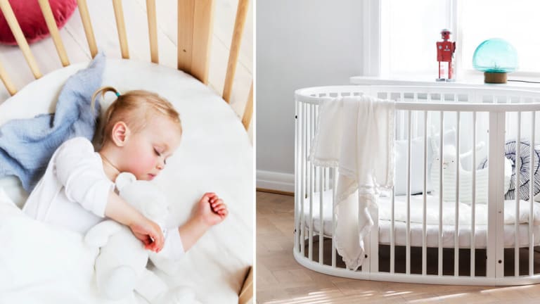 stokke oval crib