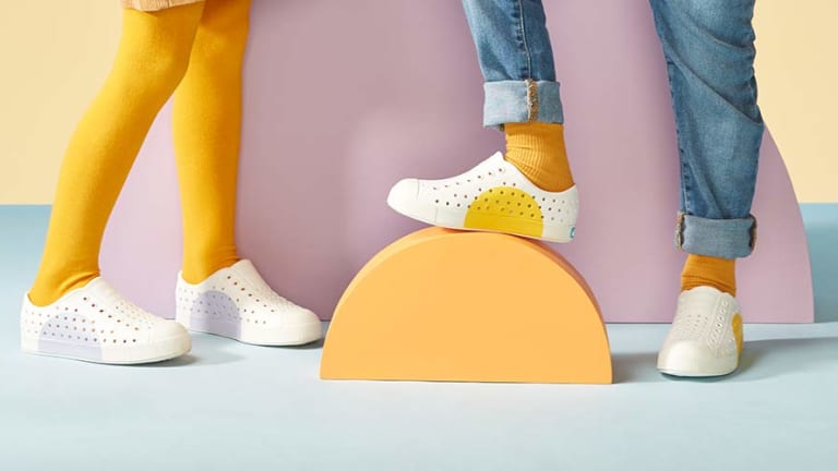 yellow native shoes