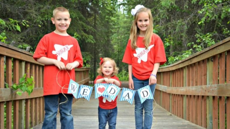 Father's Day Printable Banner and Tag