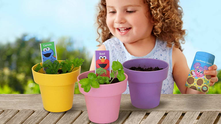 Gardening with Elmo