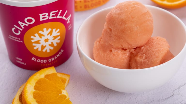 Refreshing Summer Wine Slushie with Sorbet