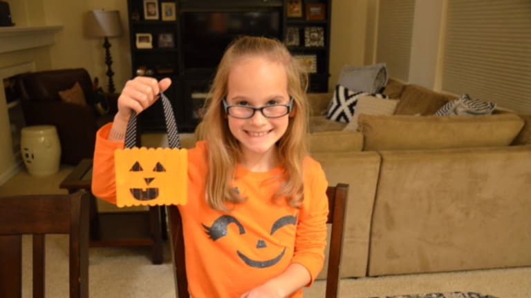 Halloween Crafting Spookley the Square Pumpkin