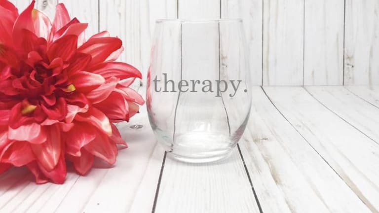 Our Favorite Wine Glasses with a Message