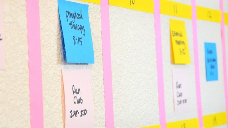Organize Your Family Calendar with Post-it® Notes