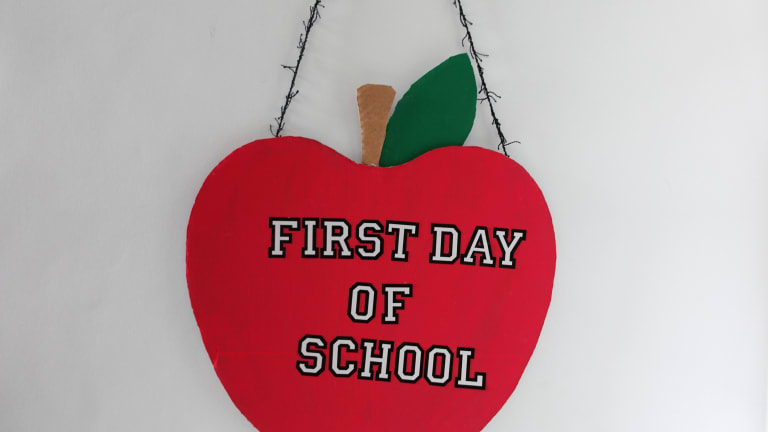 First Day of School Sign Craft
