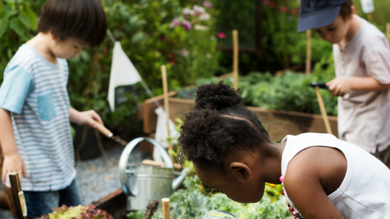How to Get Kids Gardening