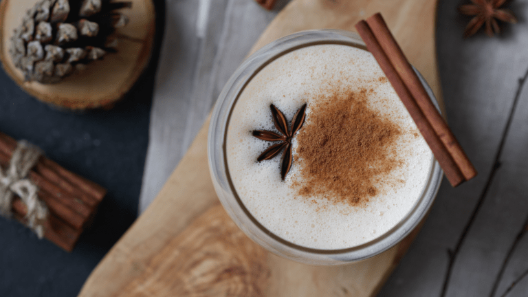 Holiday Hot Apple Cider Nog