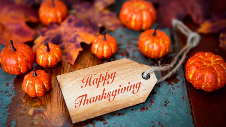 Happy Thanksgiving: Our Gratitude List