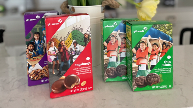 Everyday Treats Girl Scout Cookies and Wine