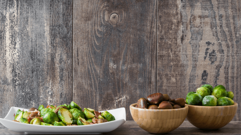 Holiday Favorite Recipe Brussels Sprouts with Chestnuts