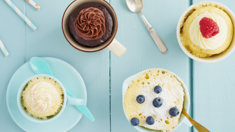 Microwave Mug Cakes—Dessert in 60 Seconds