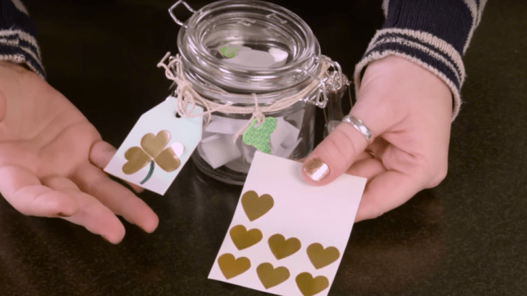 Craft Corner: Lucky Shamrock Jar with Printable