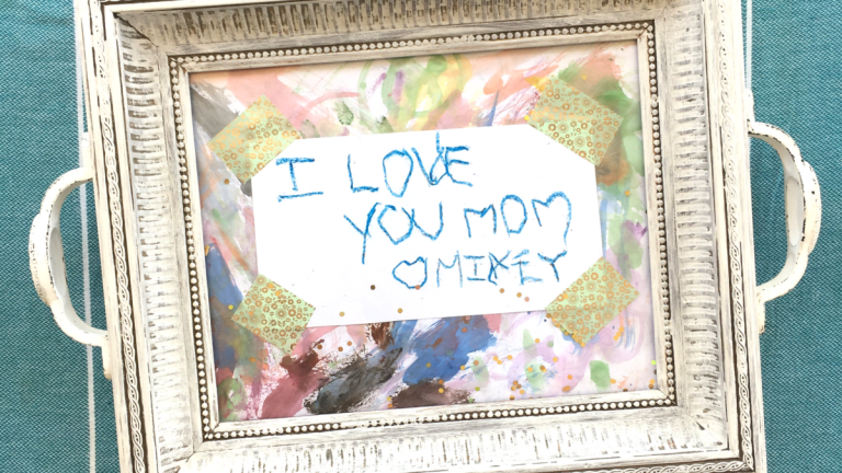 DIY Mother's Day Serving Tray