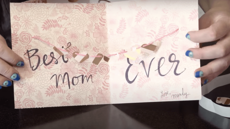Craft a Mother's Day Banner Card