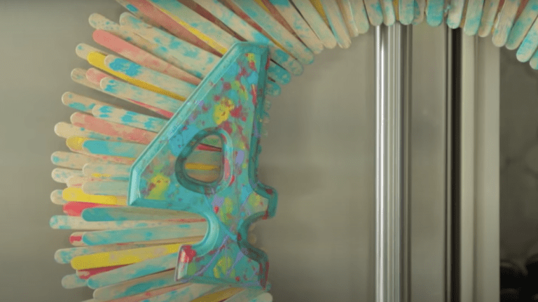 Craft Corner Video: 4th of July Firework Wreath