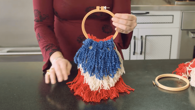 DIY Olympic Games String Craft Decoration
