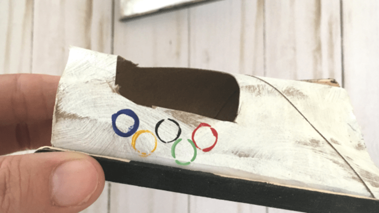 DIY Bobsled Winter Olympics Craft