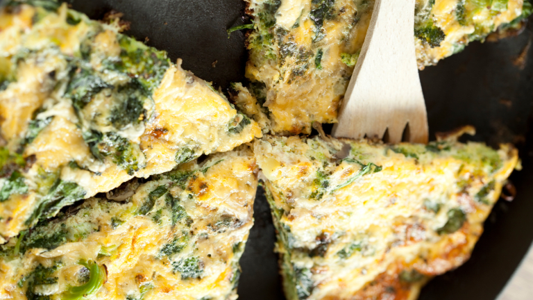 Kale and Ricotta Cheese Frittata