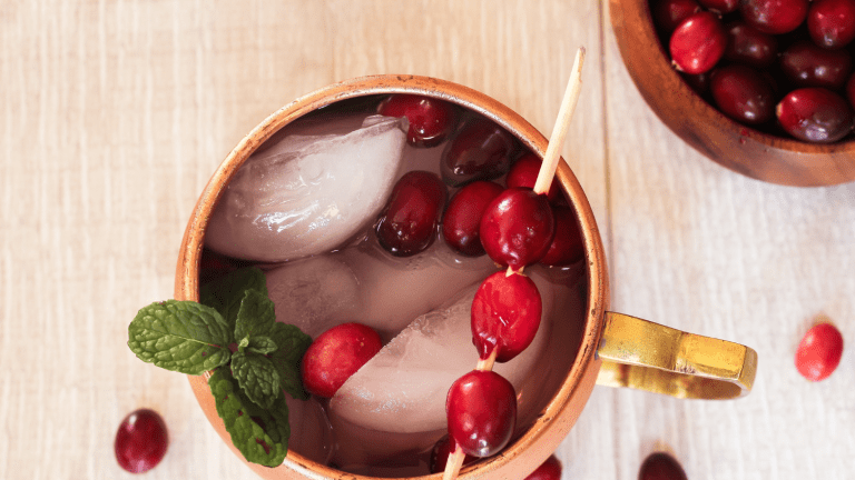 Holiday Cranberry Moscow Mule