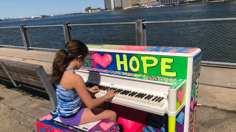 Colorful Outdoor Pianos in NYC MomTrends