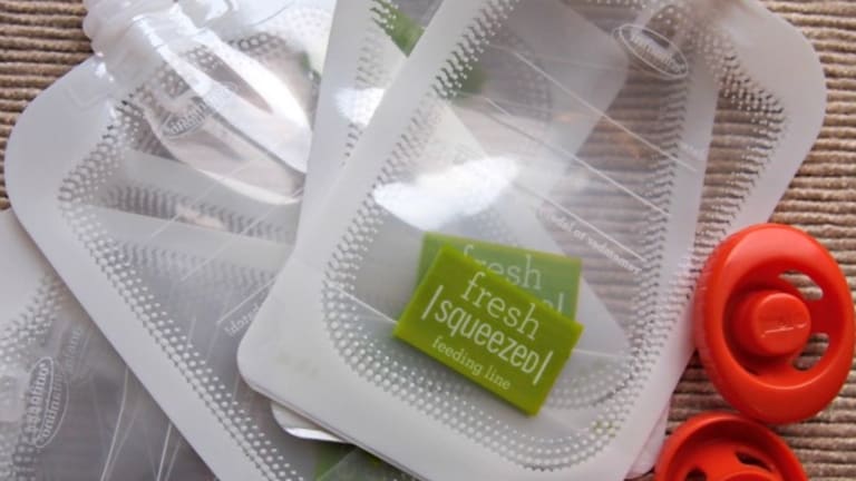 Fresh squeezed baby food bags top
