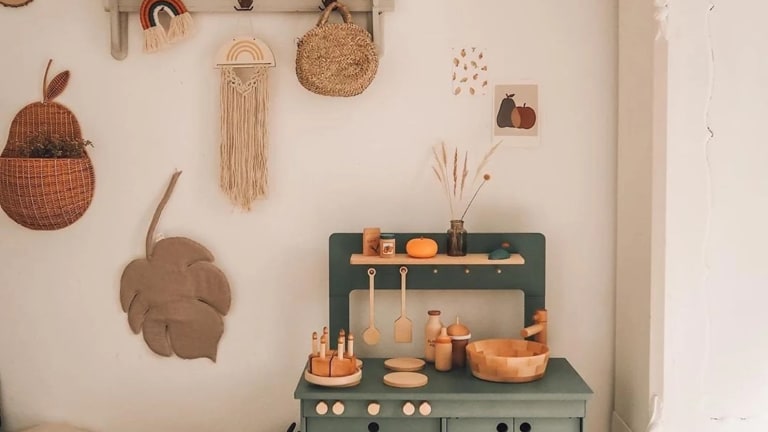 Best wooden play shop kitchen