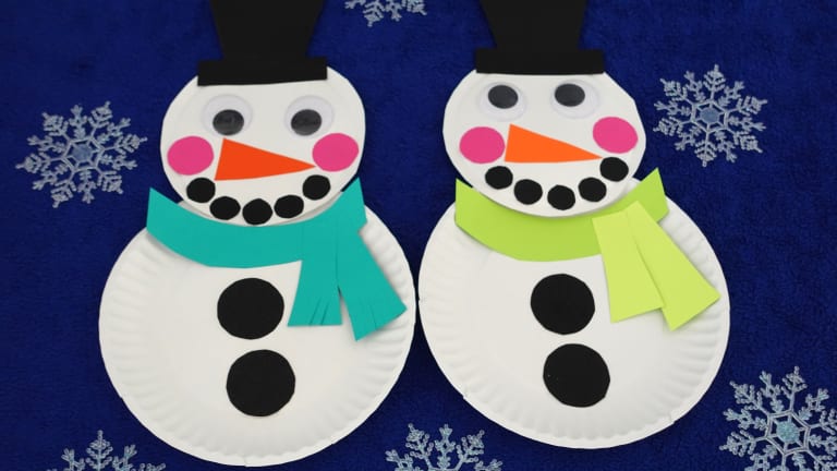Snowman paper clearance plate
