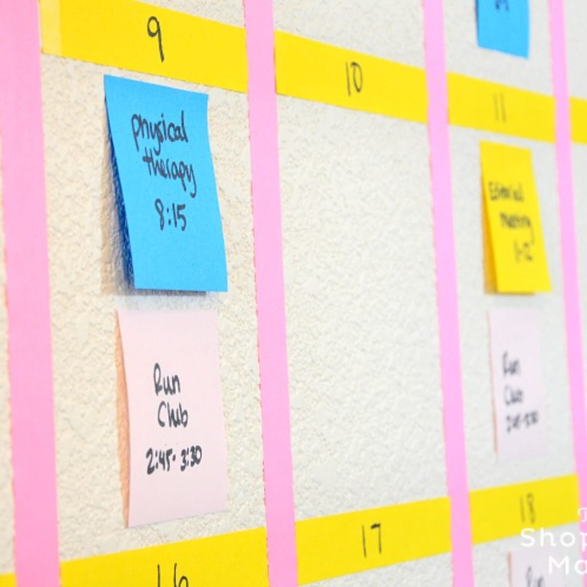 Post it note calendar deals