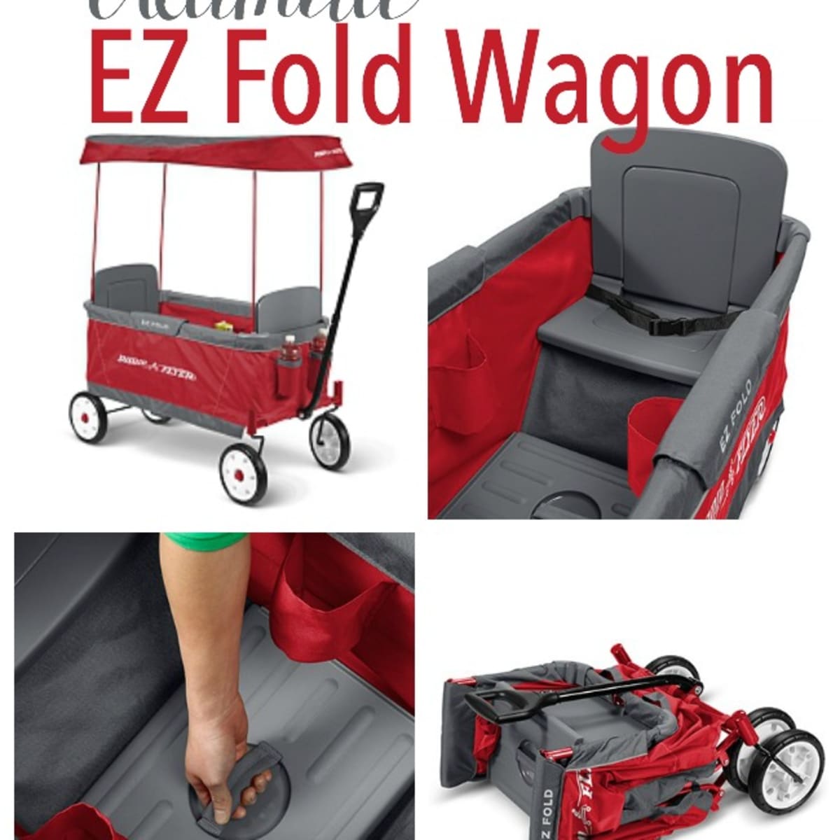 Folding radio flyer wagon store