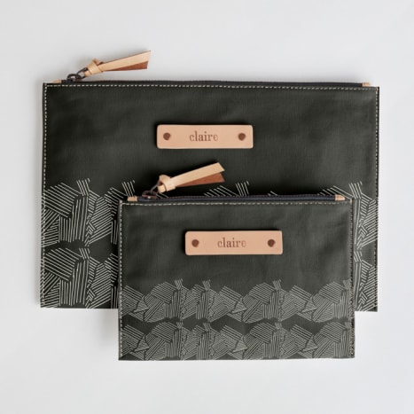 Get the pouch set here. ($42 for set of two).Use my personal code for 20% off holiday gifts at Minted with code: NICOLEGIFTS&nbsp;