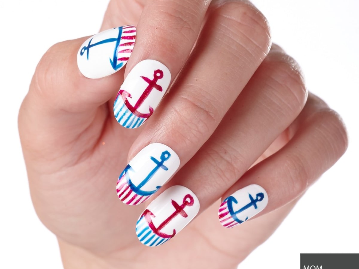 16 Nautical Anchor Nail Art Designs for Summer - fashionsy.com