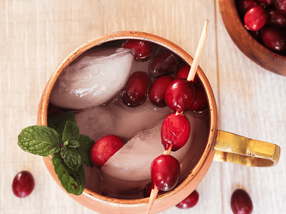 Cranberry Moscow Mule Recipe - Belly Full
