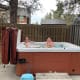 Outdoor hot tub