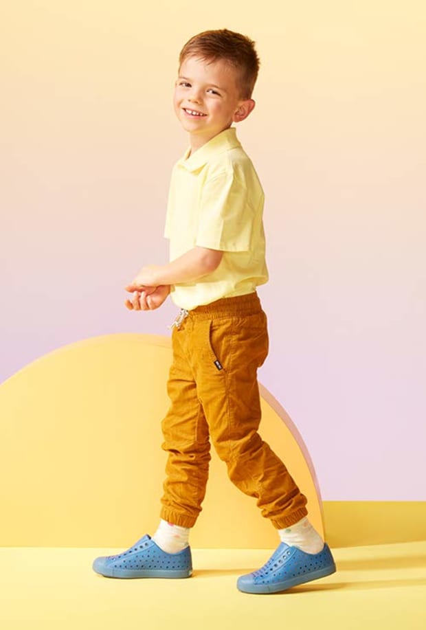yellow native shoes